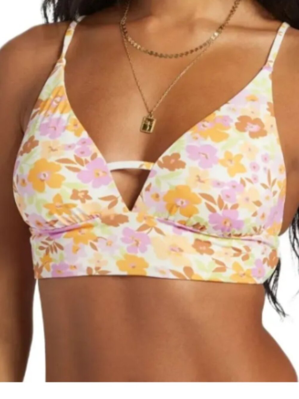 Billabong - Sungazers Reversible V Neck Cami - MULTI FLORAL